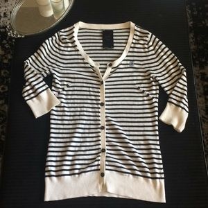 G-Star Raw striped cardigan. Sz S